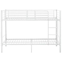 BIGTO - Struttura per letto a castello con struttura in metallo, per camera da letto, 90 x 200 cm, colore: Bianco