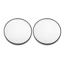 Specchio Cosmetico 2pcs ingrandimento Figura Rotonda dello Specchio di Trucco con Ventose