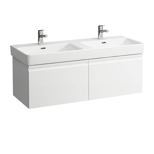 Laufen PRO S Mobiletto Vanity 2 cassetti, 2 cassetti Interni per lavabo 814966, 1160x450x395, colorazione: Rovere Chiaro Decoro - H4835640964791
