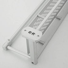 HYYDP Parete Porta Salviette Scaffale per Asciugamani in Alluminio Hotel Famiglia Cucina Bagno Doppio Ripiani Materiali di Protezione Ambientale Impermeabile e antiruggine
