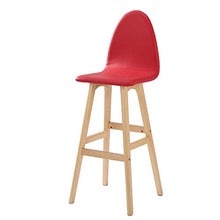 WDX- Bar Stool Bar Stool Moda Creativa Bar Chair Casa Schienale Alto Seggiovia Bar Stool Rotante ad Alta Sgabello Sgabello Colazione Ristorante Ascensore Sgabello Confortevole (Color : Red)