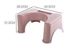 qiuqiu Sgabello per WC Sgabello per WC per Il Trattamento di Acne, costipazione, gonfiore, Postura Sana sul Water, Sgabello per WC-Blue