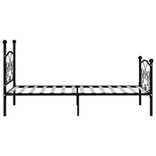 SKM Giroletto con Doghe Nero in Metallo 100x200 cm (16.9kg)
