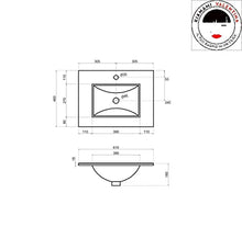 Kiamami Valentina MOBILE DA BAGNO SOSPESO 60 CM PROMENADE | SOLE
