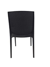 Sedia Boheme, Impilabile, in Polipropilene, qualità Top, Giardino Esterno Interno Bar Estate Ordine Minimo 2 Pezzi (Antracite)