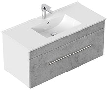 Set di mobili da bagno SANTINI 100 (5 pezzi) grigio cemento