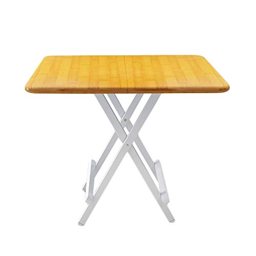 Tavolo Da Tavolo Pieghevole Semplice Tavolo Da Pranzo Pieghevole, Tavolo Quadrato Portatile Multifunzionale, Studio Quadrato Studio Conveniente In Dormitorio, Adatto Per Studio, Ufficio, Ristorazione,