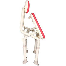 HHJJ Pieghevole Bagno Doccia Sgabello Sedile, Antiscivolo banco ergonomico Aid Bagno Sedia con braccioli Sedile Imbottito for Anziani disabili