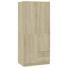 Tidyard Armadio Rovere Sonoma 80x52x180 cm in Truciolato
