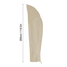 Copertura per ombrellone, patio esterno per giardino Copertura parapolvere Copertura protettiva Copertura per ombrellone Copertura protettiva Impermeabile per pioggia, neve, sole, nevischio(Beige)