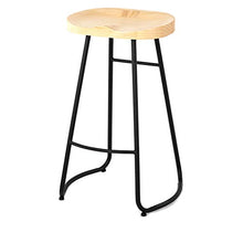 LF- Bar Stool 45/65/75 Centimetri Ferro Battuto Bar Stool Home Ristorante Bar Sedia di Legno Solido Bar Stool Bar Chair semplicità (Size : 75cm)