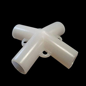 JOAN 9 Pezzi di Ricambio per Gazebo 3x3 m Tenda connettore Centrale angolare, da Sole Piedi Angolo Centro Tenda Accessori Parti di Ricambio - 25/19 mm