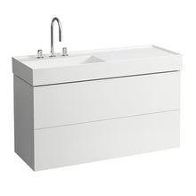 Laufen Mobiletto lavabo Kartell Running, Adatto per lavabo 813332, 2 cassetti, 1180x600x450, colorazione: Neve (Bianco Opaco) - H4076480336401