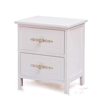 Comodino Casa Camera Accessori Ufficio universitaria effetto legno Accent Mobili in legno Comodino con 2 cassetti Comodino Mobili ed accento End Table del torace tavolini set comodino lato letto