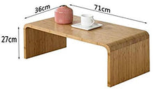 TONG HXF- Tavolino da caffè in bambù tavoli in Legno Massiccio tavolino Creativa Multifunzionale Tavolo più Piccolo 71 * 36 * 27 Centimetri Durevole