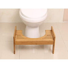 Squatty Potty - Sgabello per WC in legno squatty Potty, per una postura sana sul WC, contro emorroidi e intasamento, altezza regolabile 18-24 cm