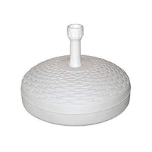 AK Sport Base Ombrellone Ratan 20 lt, Bianco