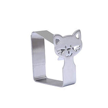 ZONGMIC - Set di 8 mollette per tovaglia in acciaio inox, per feste o pic-nic (Cat-8 pezzi)