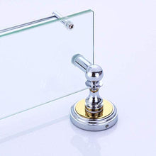 GDFEH Scaffale per Il Bagno Scaffale per Cosmetici a 1 Strato, con Asta di Rame Full Rame Bathroom Glass Shelf Bathrofed Bathrofd Bagno Bagno Scaffale 38 cm / 14,9 Pollici
