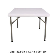 YRC Salva Spazio Tavolo Pieghevole Quadrato Tavolo da Pranzo per Uso Domestico Piccola scrivania all'aperto Picnic Artifatto Anti-Rust Craft Table .2021 Ultime. (Color : Black)
