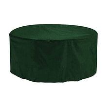 Fodere Per Mobili Da Giardino Impermeabile Verde, Copertura Per Tavolo Circolare, Fodere Per Mobili Da Giardino Copertura Per Set Da Pranzo All'aperto In Tessuto Oxford Resistente Allo Strappo Imperme