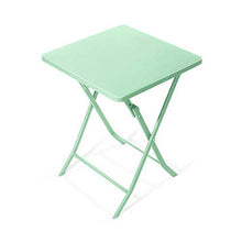 N/Z Living Equipment Coffee Table Side Table – Round Garden Table in Look – Iron Table Suitable for Garden Terrace And Balcony – Bistro Table with Steel Frame 4 Colors Green (Color : Green)