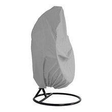 HONCENMAX Copertura della Sedia Dondolo - Rattan da Giardino Wicker Coperture Mobili Impermeabili per Sedie Sospese - Antipolvere Protettiva Copertina - Tessuto Oxford con Fodera in PVC