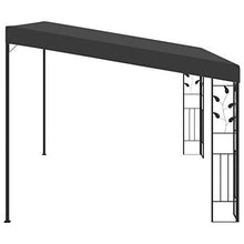 E E-NICES Gazebo a Parete 4x3x2,5 m Antracite