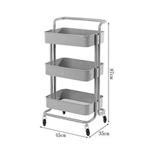 Scaffale CHDE Carrello - scaffale commovente del Carrello del Carrello del Carrello del Carrello dello Strumento del Salone di Bellezza Carrello degli Attrezzi (Color : C, Size : 45 * 35 * 87cm)