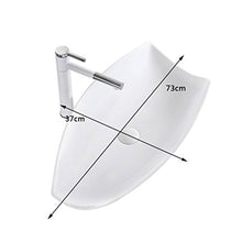 Semplice personalità in ceramica sopra controsoffitto lavabo 70CM Lavabo Nordic Style Art Basin Lavabi