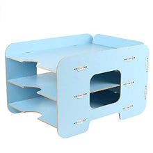 Schedario Classificatore Verticale Cartella del Desktop, Portariviste in Legno Scaffale per Cancelleria A più Piani, Forniture per Ufficio O Articoli per La Casa (Size : #22)