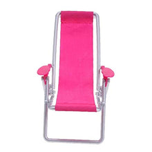 Pieghevole Sedia a Sdraio Sedia a Sdraio Beach Chair Casa delle Bambole Mobili Mini Doll House Prop Accessori