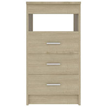 FAMIROSA Cassettiera Rovere Sonoma 40x50x76 cm in Truciolato