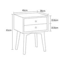 AINIYF Comodino in Legno massello con 2 cassetti Comodino Comodino Camera da Letto Comodino Multifunzione (Color : B)