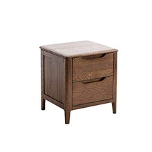 GXT WGZ- Comodino Camera Locker, Camera da Letto Comodino, Soggiorno Locker, Living Room Divano Fianco del Mobile (Color : Walnut Color)