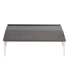 Tavolo da campeggio portatile, tavolo da barbecue pieghevole singolo in lega di alluminio leggero da escursionismo all'aperto pieghevole tavolo da pranzo da picnic per picnic all'aperto, barbecue