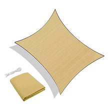 MEILINL Tenda A Vela Parasole Ombreggiante da Giardino Tenda da Sole Rettangolare con Funi E Kit di Fissaggio Resistente agli Strappi Che Offrono Ombra E Protezione UV,Cachi,5 * 7