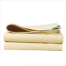MTYLX Outdoor Multifunzionale Incatramata, Rainproof Sunscreen Spessore Impermeabile Panno Esterna Parasole Tela Panno Isolamento Protezione Beige 0,5 Mm,a,5X7M