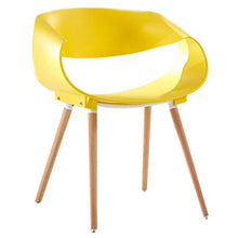 WFF Sedia da Ufficio Sedia Modern Simplicity Easy Faggio Sedia in Legno Leg Balcony Restaurant Arredo Bar (Color : C)