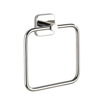 WENKO Anello per asciugamani Mezzano - Portasalviette, Acciaio inossidabile, 16 x 18 x 5.5 cm, Lucido