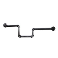 &ripiano di stoccaggio Mensole a muro, American Retro vento industriale Bookshelf tubo del metallo Rack Mensola Sfondo Mensola decorativo Scaffale di finitura (Color : 1#)