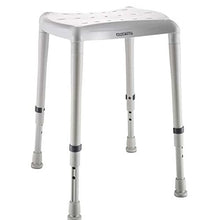 Sgabello Doccia - Invacare Aquatec DOT - Sgabello Bagno per Anziani - Sedia Doccia - Regolabile in Altezza - Piedini Antiscivolo in Gomma - Grigio