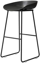 XHCP Mobili per Soggiorno Sgabelli Seggioloni per Ufficio Mobili dal Design Moderno - Altezza del bancone Sgabello con Schienale Basso Base in Metallo - Seduta ergonomica in plastica