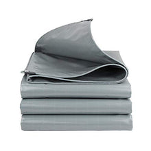 Telo Grigio per Raschiare Il Coltello, Tela Cerata Impermeabile Antipolvere con Occhielli Tenda in Tessuto Ombreggiante per Camion per Campeggio All'aperto 350 G/M²(Size:4×6M)