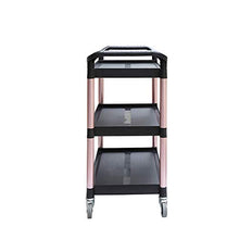 Carrello Di Servizio - Carrello Di Stoccaggio Carrello Di Servizio Per Capacità Di Carico 165 Libbre,Carrello Per Impieghi Gravosi Multiuso - 3 Scaffale Carrello Di Servizio E Carrello Di Utilità,1