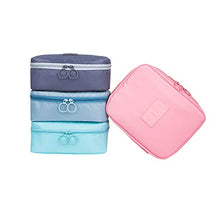TREESTAR Strisce Diagonali Lavaggio Borsa da Viaggio Impermeabile Custodia di Grande capacità Caso Cosmetico Borsa Cosmetica per Il Lavaggio Portatile con Gancio per Uomini Donne Che Viaggiano (Rosa)