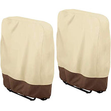 TOOGOO 2 PZ per Esterni Pieghevole Copertura 190 T Impermeabile Veranda Pieghevole per Sedie Copertura Giardino Lettino Lettino Copertura Lettino 93X82 CM