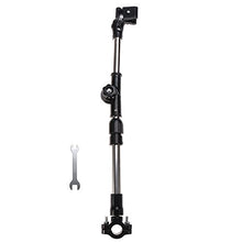OUNONA porta ombrello ombrello supporto regolabile per bicicletta Passeggino MTB Deambulatore Sedia a rotelle golftrolleys (Nero)