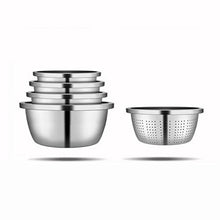 Lyw11 Set di 5 vasetti per lavabo, in Acciaio Inox 304, Rotondi, Spessi, Grandi, lavabo, lavabo, lavabo, lavabo, lavabo, lavabo, lavabo, lavabo, Set da 5 Pezzi