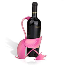 ASDFY Portabottiglie con Fenicotteri Rosa Portabottiglie in Ferro Artistico Portabottiglie per la casa da Tavolo Decorazioni Display Portabottiglie Portabottiglie da Vino Indipendente